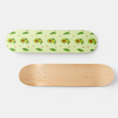 Niedlicher Kawaii-Avocado Skateboard (Horizontal)