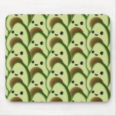 Niedlicher Kawaii Avocado überall Zeichnend Mousepad (Vorne)