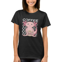 Niedlicher Kawaii Axolotl Trinkkaffee