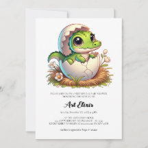 Niedlicher Kawaii Baby Alligator mit Babydusche