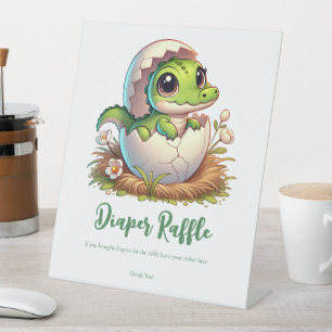 Niedlicher Kawaii Baby Alligator Schläger für Wind Sockelschild