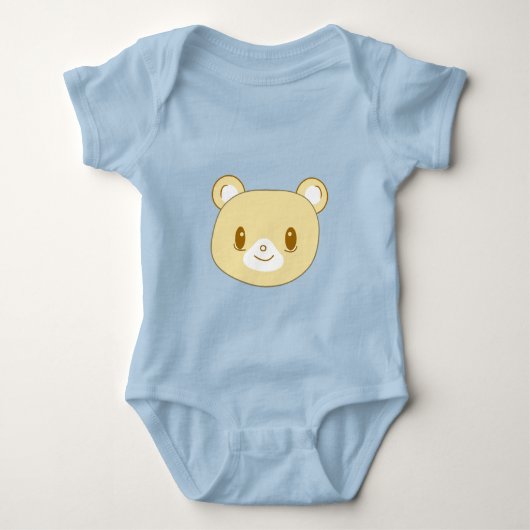 Niedlicher Kawaii Baby Bear Cub Baby Strampler (Vorderseite)