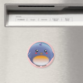 Niedlicher Kawaii-Blauvogelmagnet Magnet (In Situ (Geschirrspüler))