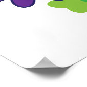 NIEDLICHER Kawaii-BLUME Poster (Ecke)