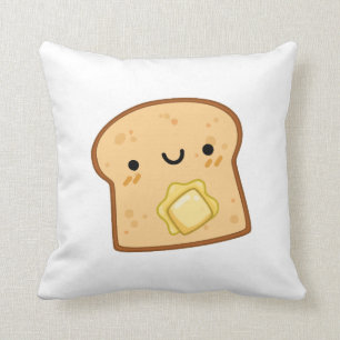 Niedlicher Kawaii-Buttertoast Kissen