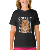 Niedlicher Kawaii Capybara Trinkkaffee