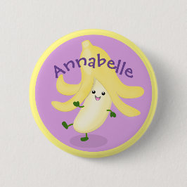 Niedlicher Kawaii-Cartoon Button