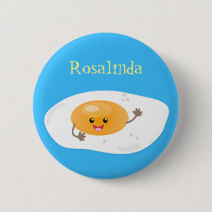 Niedlicher Kawaii-Cartoon Button