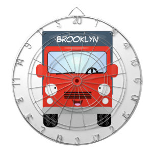 Niedlicher Kawaii-Cartoon Dartscheibe