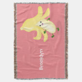 Niedlicher Kawaii-Cartoon Decke (Vorderseite Vertikal)