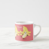 Niedlicher Kawaii-Cartoon Espressotasse (Rechts)