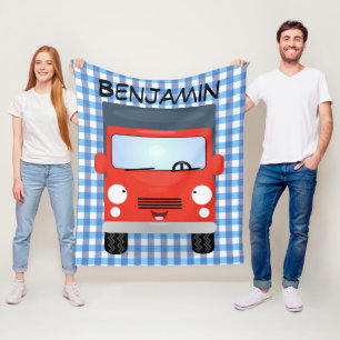 Niedlicher Kawaii-Cartoon Fleecedecke