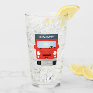 Niedlicher Kawaii-Cartoon Glas