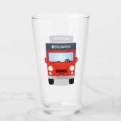 Niedlicher Kawaii-Cartoon Glas (Vorderseite)