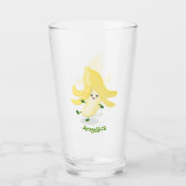 Niedlicher Kawaii-Cartoon Glas (Vorderseite)