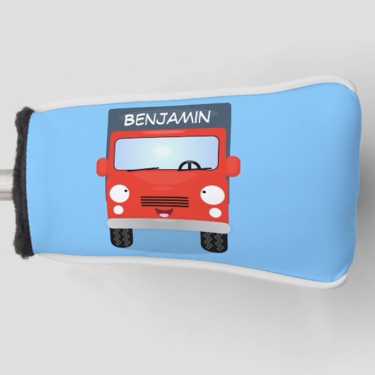 Niedlicher Kawaii-Cartoon Golf Headcover (Vorderseite)