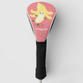 Niedlicher Kawaii-Cartoon Golf Headcover (Vorderseite)