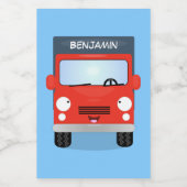 Niedlicher Kawaii-Cartoon Lebensmitteletikett (Einzelnes Label)