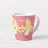 Niedlicher Kawaii-Cartoon Milchtasse (Rechte Ecke)