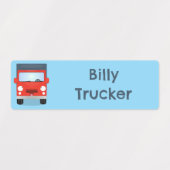 Niedlicher Kawaii-Cartoon personalisiert Etiketten (Design 1)