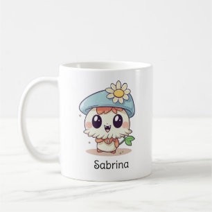 Niedlicher Kawaii Cartoon Personalisiert Geburtsta Kaffeetasse