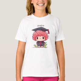Niedlicher Kawaii Cartoon Personalisierter Abschlu T-Shirt