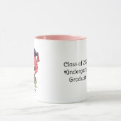 Niedlicher Kawaii Cartoon Personalisierter Abschlu Tasse (Zentrum)