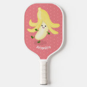 Niedlicher Kawaii-Cartoon Pickleball Schläger (Vorderseite)