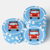 Niedlicher Kawaii-Cartoon Pokerchips (Stapel)