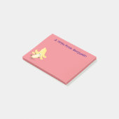 Niedlicher Kawaii-Cartoon Post-it Klebezettel (angewinkelt)