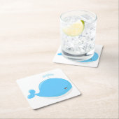 Niedlicher Kawaii-Cartoon Rechteckiger Pappuntersetzer (Vor Ort)