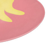Niedlicher Kawaii-Cartoon Schneidebrett (Ecke)
