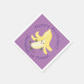 Niedlicher Kawaii-Cartoon Serviette (Ecke)