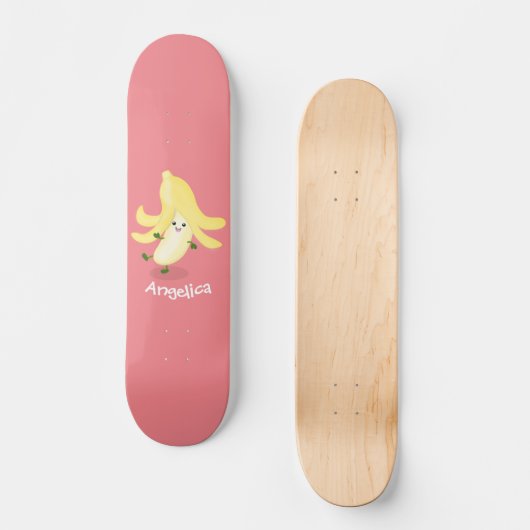 Niedlicher Kawaii-Cartoon Skateboard (Vorderseite)