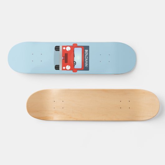 Niedlicher Kawaii-Cartoon Skateboard (Horizontal)