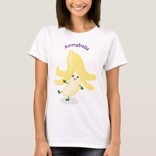 Niedlicher Kawaii-Cartoon T-Shirt (Vorderseite)