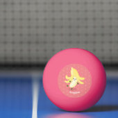 Niedlicher Kawaii-Cartoon Tischtennisball (Netto)