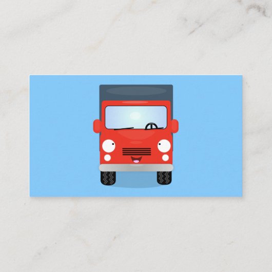 Niedlicher Kawaii-Cartoon Visitenkarte (Rückseite)