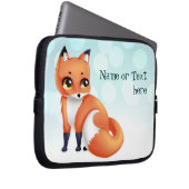 Niedlicher Kawaii Cartoonfuchs Laptopschutzhülle (Vorne Rechts)