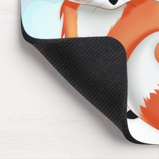 Niedlicher Kawaii Cartoonfuchs Mousepad (Ecke)