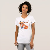 Niedlicher Kawaii Cartoonfuchs T-Shirt (Vorne ganz)