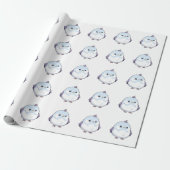 Niedlicher Kawaii Chubby Bird Cartoon - Adorable P Geschenkpapier (Ungerollt)