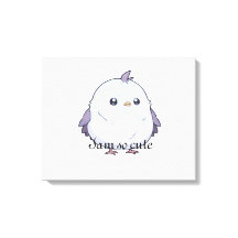 Niedlicher Kawaii Chubby Bird Cartoon - Adorable P