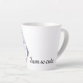 Niedlicher Kawaii Chubby Bird Cartoon - Adorable P Milchtasse (Rechte Ecke)