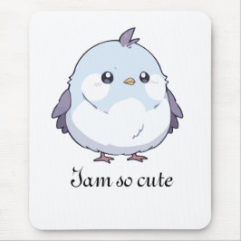 Niedlicher Kawaii Chubby Bird Cartoon - Adorable P Mousepad