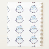 Niedlicher Kawaii Chubby Bird Cartoon - Adorable P Planer (Rückseite)