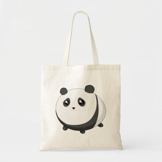 Niedlicher Kawaii-Chubby-Panda-Bär Tragetasche (Vorne)