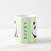 Niedlicher Kawaii chubby Pandabär Kaffeetasse (Mittel)