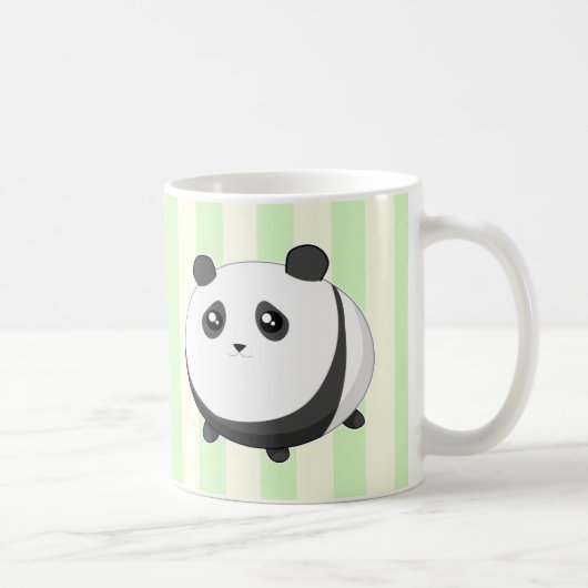 Niedlicher Kawaii chubby Pandabär Kaffeetasse (Rechts)