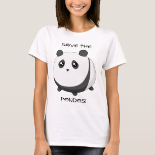 Niedlicher Kawaii chubby Pandabär T-Shirt